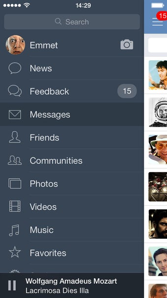 VKontakte聊天软件